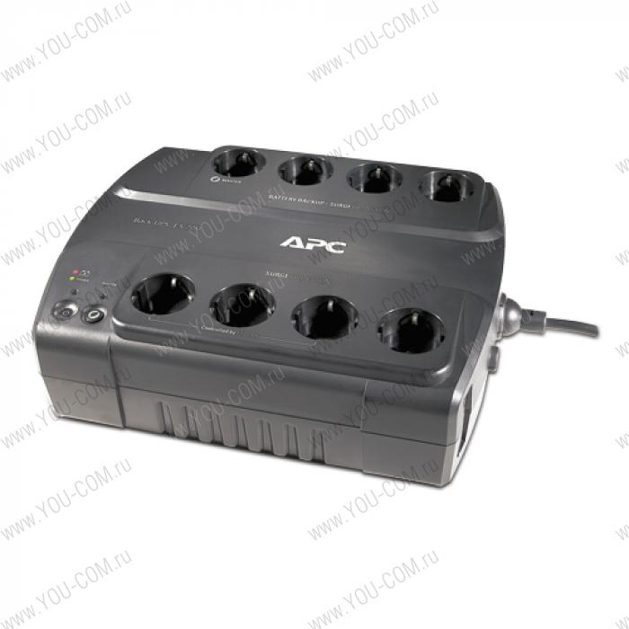 APC Back-UPS ES 700VA/405W, 230V, Power-Saving, AVR, 8 Rus outlets (4 Surge & 4 batt.), Data/DSL protection, USB, user repl. batt., 2 year warranty (существенное повреждение коробки)