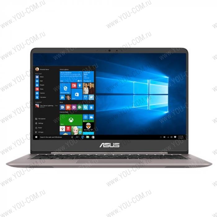 Ноутбук ASUS Zenbook UX410UF-GV011R Core i7-8550U/16Gb/1Tb+256GB M.2 SSD/GF MX130 2Gb/14.0"FHD (1920x1080)AG/WiFi/BT/Cam/Windows 10 Pro/Grey/Illuminated KB/1,4kg/Sleeve