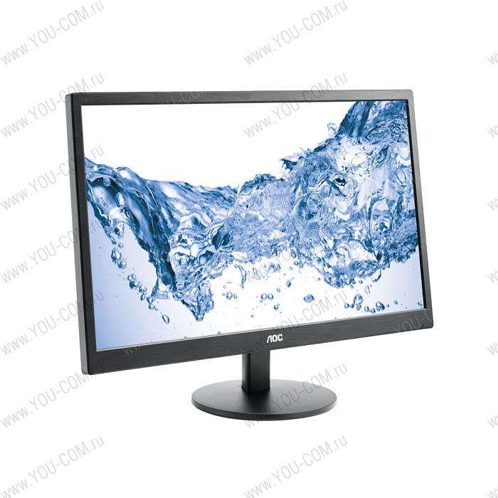 Монитор 23,6" AOC E2470SWH 16:9 1920x1080 TN LED 1ms D-Sub DVI HDMI 20M:1 170/160 250cd Speakers Black (незначительное повреждение коробки)