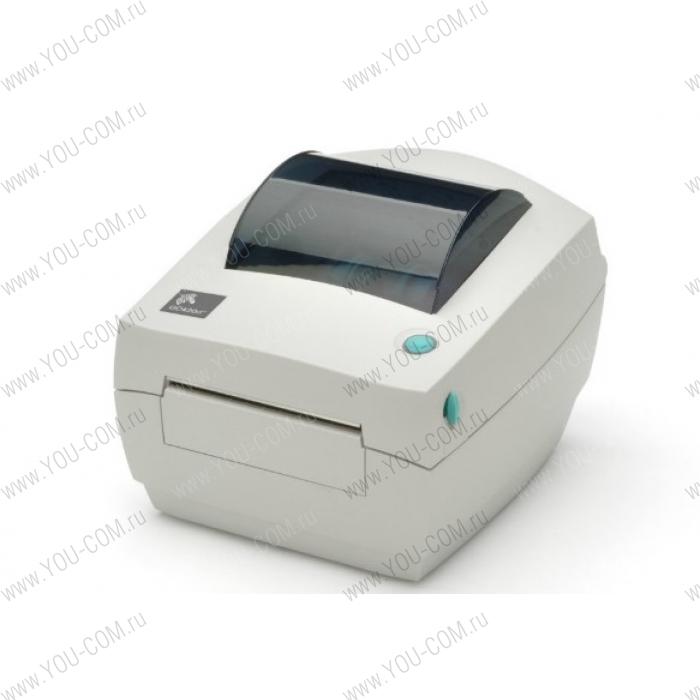 Принтер этикеток Zebra Zebra DT Printer, GC420d; 203DPI, EU and UK Cords, EPL and ZPL, USB, Serial and Parallel (Centronics), Roll Dispenser, 8MB Std Flash, 8MB SDRAM