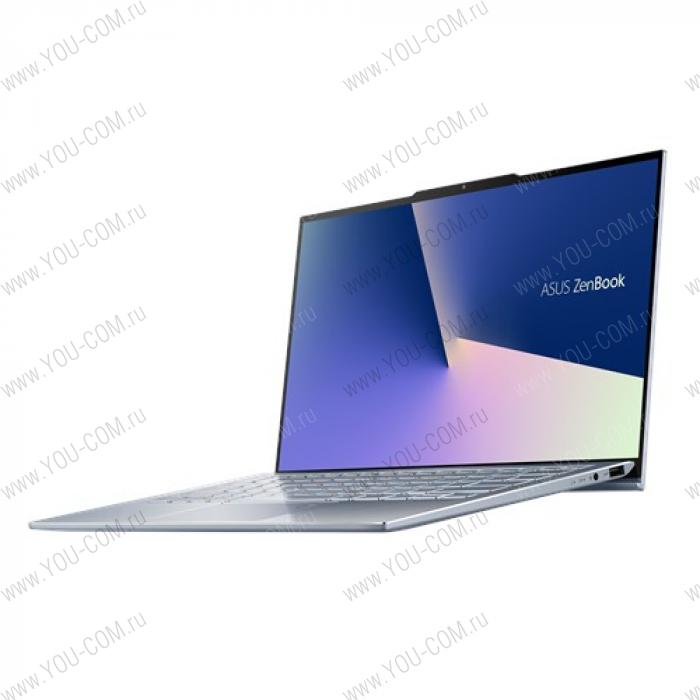 Ноутбук ASUS Zenbook S13 UX392FA-AB007T i7-8565U/16Gb/1TB PCIe SSD/Intel 620/13.9"/FHD IPS (1920x1080)/WiFi/BT/Cam/Windows 10 Home /Illum KB/1,1Kg/Utopia Blue/Sleeve & MINI DOCK/2Y War