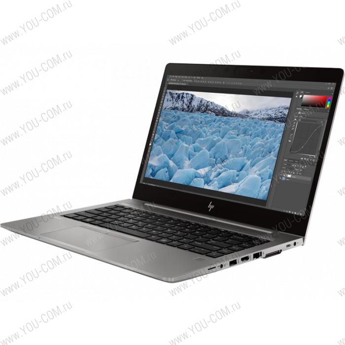 HP ZBook 14u G6 Core i7-8565U 1.8GHz,14" FHD (1920x1080) AG,AMD Radeon Pro WX3200 4GB GDDR5,16Gb DDR4(1),1Tb SSD Turbo,50Wh LL,FPR,1.5kg,3y,Gray,Win10Pro