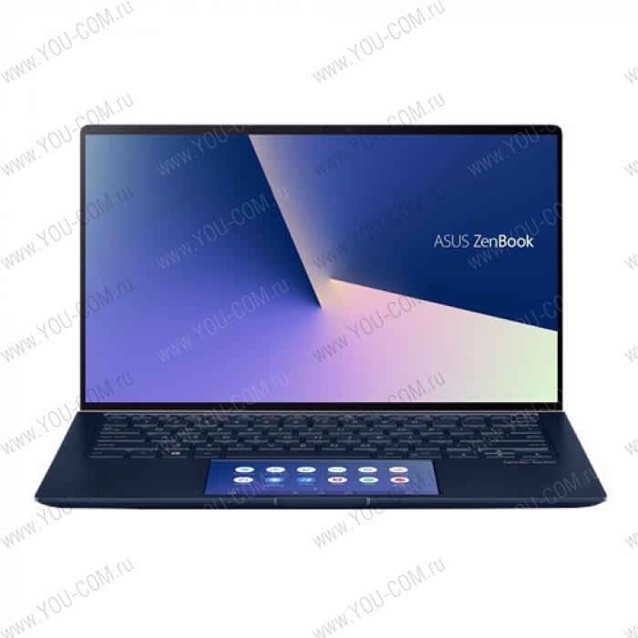 ASUS Zenbook 14 UX434FLC-A6227T Core i7-10510U/16Gb/512Gb SSD/Nvidia MX250 2Gb/14,0 FHD 1920x1080/WiFi/BT/HD IR/Windows 10 Home/1.26Kg/Royal_Blue/MIL-STD 810G