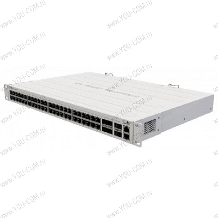 Коммутатор Mikrotik CRS354-48G-4S+2Q+RM