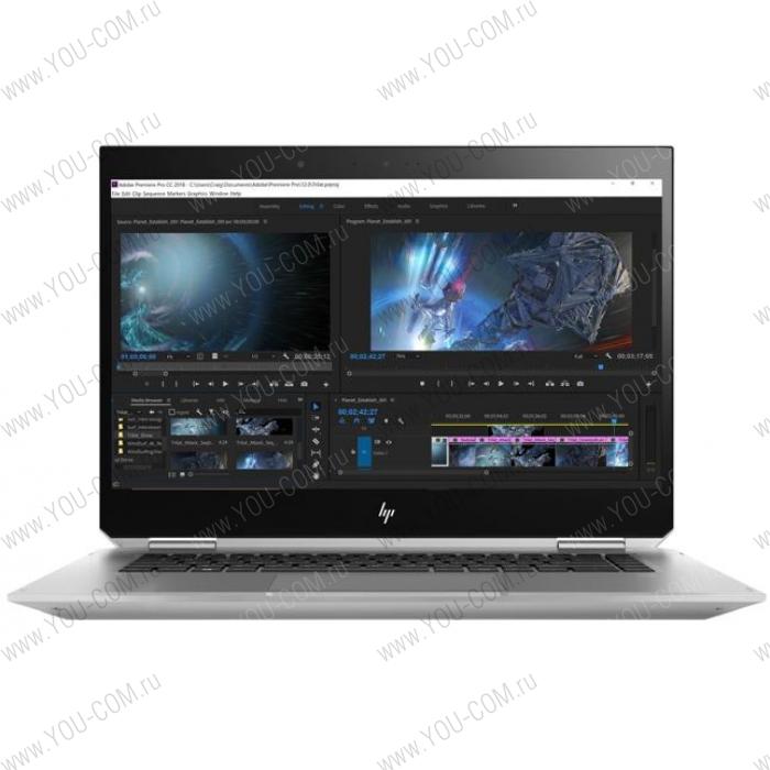 HP ZBook 15 Studio x360 G5 Core i7-9850H 2.6GHz,15.6" FHD (1920x1080) IPS Touch GG4,nVidia Quadro P2000 4Gb GDDR5,16Gb DDR4(1), 512Gb SSD,95,6Wh,FPR,noPen,vPro,2.3kg,3y,Silver,Win10Pro