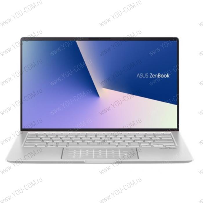 ASUS Zenbook 14 UX433FLC-A5249T Core i5-10210U/8Gb/512GB SSD/Intel UHD 620/14"FHD IPS Glare (1920x1080)/NVIDIA GeForce MX250 2Gb//Cam infra 3D/Windows 10 Home/Illum KB/1,1kg/Silver/Sleeve