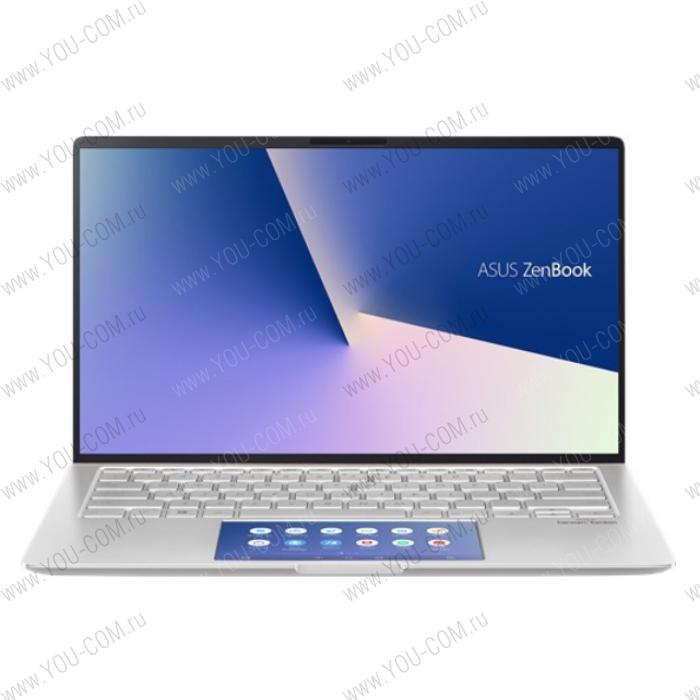 ASUS Zenbook 14 UX434FAC-A6313R Core i7-10510U/16Gb/512Gb SSD/Intel UHD Graphics 620/14,0 FHD IPS Glare 1920x1080/WiFi/BT/HD IR/Windows 10 Pro/1.26Kg/Silver/MIL-STD 810G/Sleeve