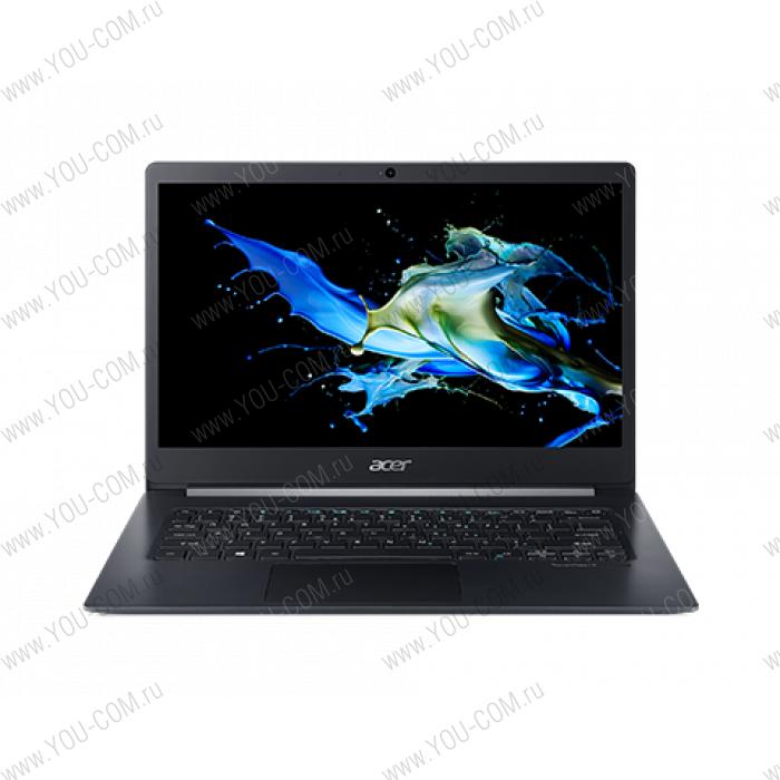 ACER TravelMate X5 TMX514-51-50BN, 14" FHD (19201080) IPS,  i5-8265U, 8 GB DDR4, 256GB PCIe NVMe SSD, UHD Graphics 620, WiFi, BT, HD Camera, FPR, 2cell, 45W, Win 10 Pro, 3 CI, Black, 0.98kg