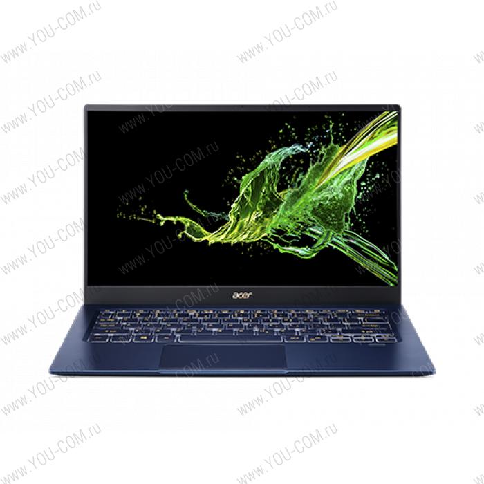 ACER Swift 5 SF514-54GT-724H, 14 FHD(1920х1080) IPS Touch, i7-1065G7 1.30 Ghz,16 GB DDR4,1TB PCIe NVMe SSD+32GB Optane,NV MX350,WiFi, BT, HD Camera, FPR, 56Wh, 65W, Win 10 Pro, 3 CI, Blue, 0.99kg