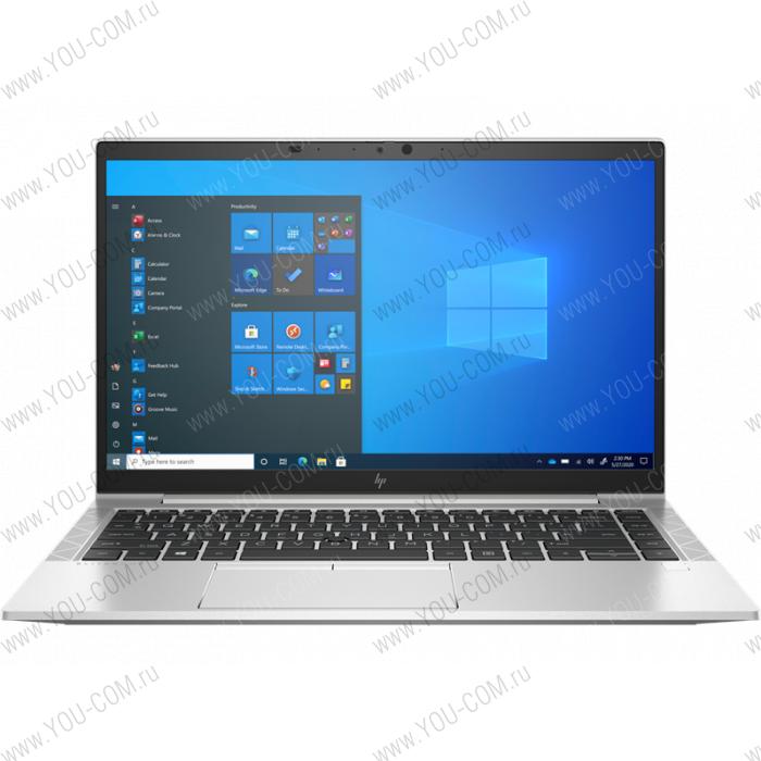 Ноутбук HP EliteBook 840 G8 3C8F4EA#ACB, Intel Core i7-1165G7 2.8GHz, 14" FHD (1920x1080) IPS 400cd IR ALS AG, 8Gb DDR4-3200MHz(2), 256Gb SSD NVMe, Intel EVO, Al Case, 53Wh, FPS, Kbd Backlit+SR, 1.32kg, Silver, 3yw, Win10Pro,