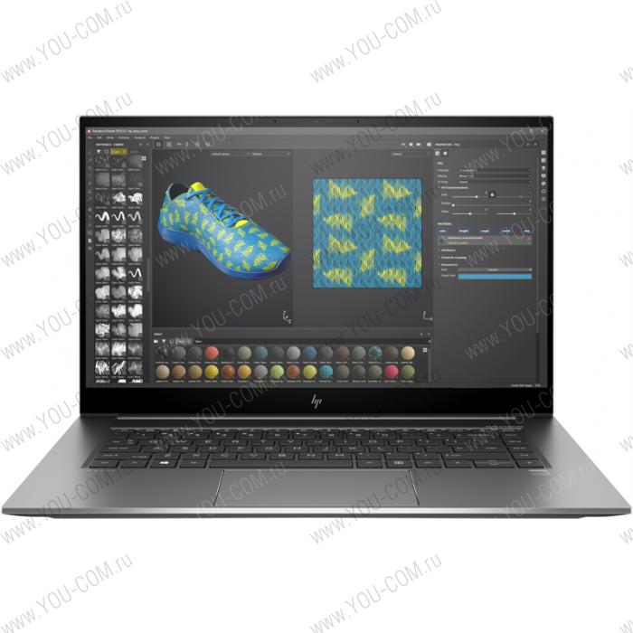 Ноутбук HP ZBook 15 Studio G7 Core i7-10750H 2.6GHz,15.6" FHD (1920x1080) IPS AG,nVidia Quadro T2000 4Gb GDDR6,16Gb DDR4-2666(1),512Gb SSD,83Wh LL,FPR,1,79kg,3y,Silver,Win10Pro