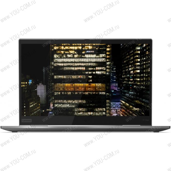 Ноутбук ThinkPad X1 Yoga G5 T 14" UHD (3840x2160)IPS MT 500N, i5-10210U 1.6G, 16GB LP3 2133, 512GB SSD M.2, Intel UHD, WiFi 6,BT,4G-LTE,FPR, Pen, IR Cam, 65W USB-C, 4cell 51Wh, Win 10 Pro, 3Y CI, Gray, 1.36kg