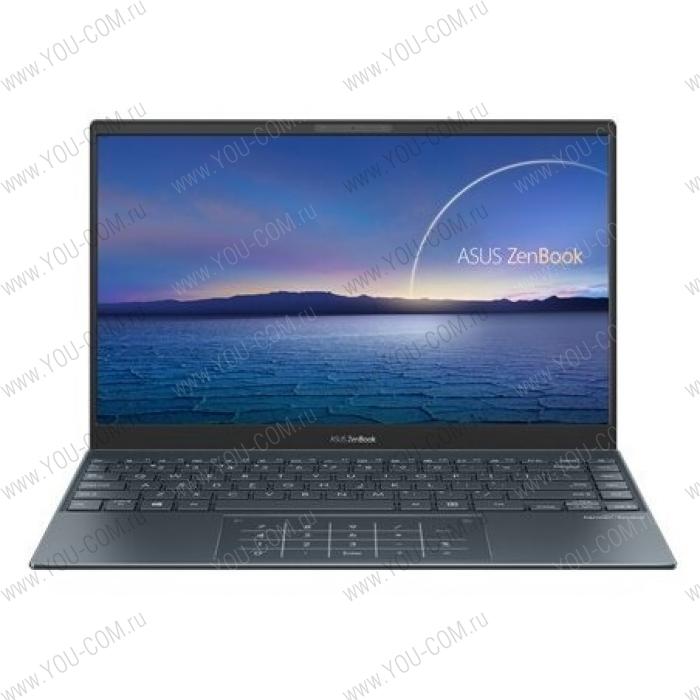 Ноутбук ASUS Zenbook 13 UX325EA-AH049T Intel Core i5-1135G7/8Gb LPDDR4X/512Gb SSD/13,3FHD  IPS AG 450nits 1920x1080/WiFi/BT/Numpad/Windows 10 Home/1.07Kg/Pine_grey/Sleeve+USB/RG45 adapter