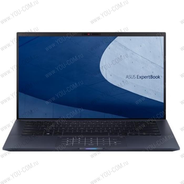 Ноутбук ASUS ExpertBook B9450FA-BM0345R Core i7-10510U/16Gb/1Tb SSD/14,0 FHD IPS 1920x1080/NumberPad/Wi-Fi 6 (802.11ax)/66WHrs 4-cell Li-ion/Windows 10 Pro/0.99Kg/Gray/Sleeve, Micro HDMI to RJ45 Cable