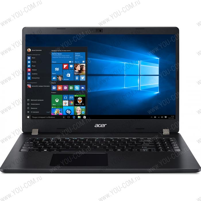 Ноутбук ACER TravelMate P2 TMP215-52-57ZG NX.VLLER.00N, 15,6" FHD (1920х1080) IPS, i5-10210U 1.60 Ghz, 8 GB DDR4, 512GB PCIe NVMe SSD, UHD Graphics , WiFi, BT, HD camera, FPR, 48Wh, 45W, Win 10 Pro, 3 CI, Black, 1.8kg