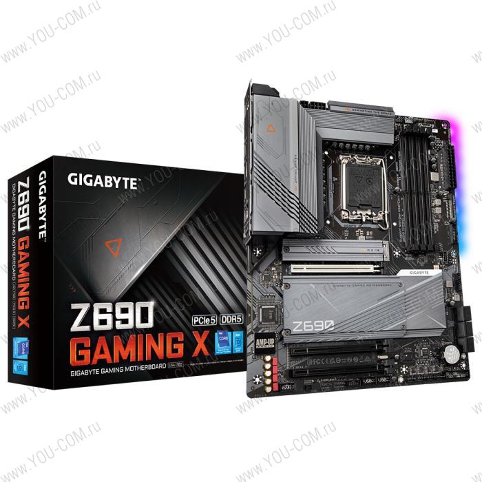 Z690 GAMING X, Socket 1700, Intel®Z690, 4xDDR5-4800, HDMI+DP, 3xPCI-Ex16, 6xSATA3(RAID 0/1/5/10), 4xM.2, 8Ch Audio, 2,5GbLan, (4+4)xUSB2.0, (5+2)xUSB3.2, (1+1)xUSB3.2 Type-C™, ATX, OEM {8} (828455)