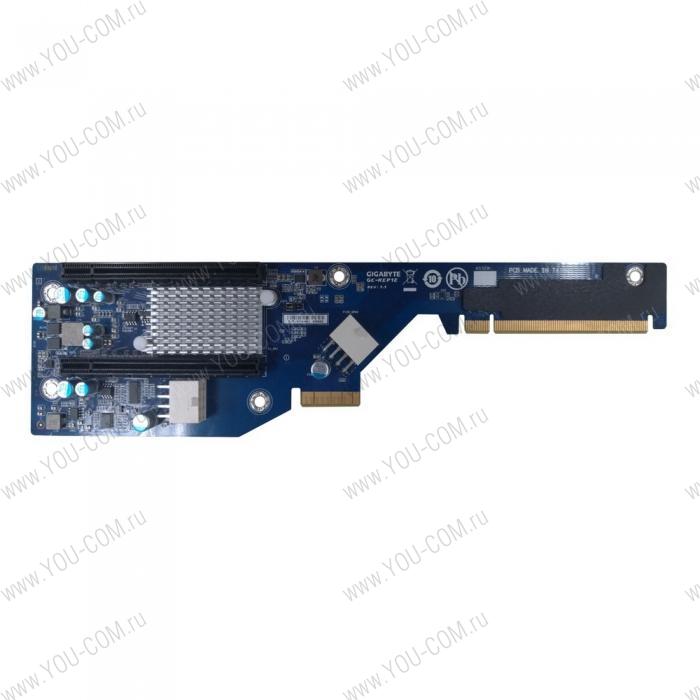 Райзер карта GC-REP1E 9CREP1ENS-00-11F PCI Expansion card GPU Size: 77x294mm 2x PCI-E x 16 Slot With PLX8747 Switch