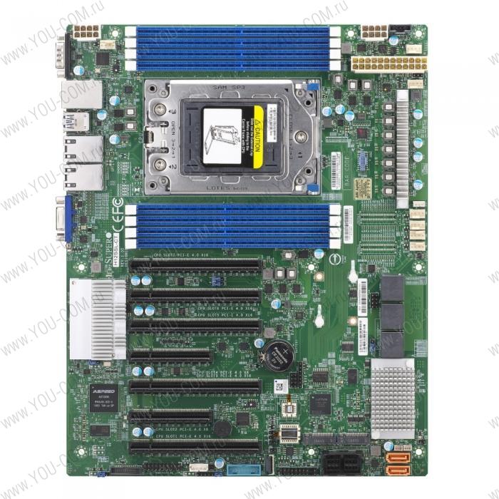 Материнская плата Supermicro Motherboard 1xCPU H12SSL-I AMD EPYC(7002/7003 Series)/8xRDIMM/2xGbE/7xPCIe/2xM.2/12"x9.6"(Bulk)