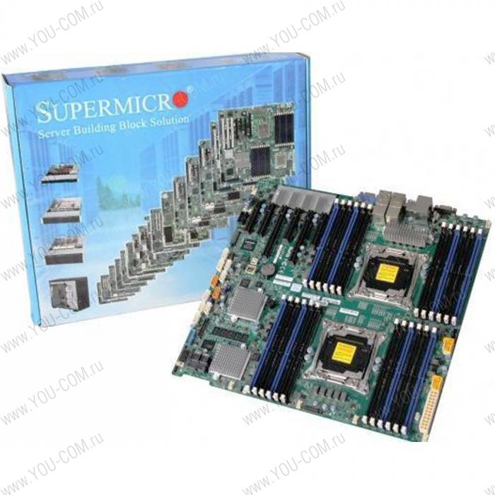 Материнская плата SuperMicro MBD-X10DRC-LN4+-O, RTL  Enhanced Extended ATX  24x 288-pin DDR4 DIMM slots  Up to 3TB† ECC 3DS LRDIMM, 768GB ECC RDIMM  10x SATA3  SuperCap option support  5x USB 3.0  4x USB 2.0  1x VGA port