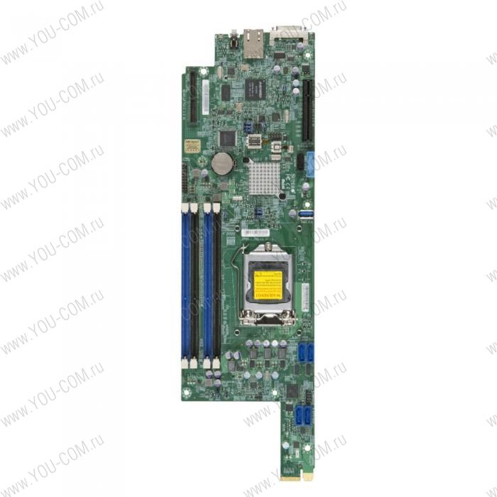 MBD-X10SLD-F-P Single socket H3 (LGA 1150) supports Intel® Xeon® E3-1200 v3/v4, 4th gen, Core i3, Pentium, Celeron processors, Intel® C224 Express PCH,Up to 32GB DDR3 ECC 1600MHz VLP-UDIMMs in 4 sockets,4 SATA (6Gbps) w/ RAID 0, 1, 10, 5