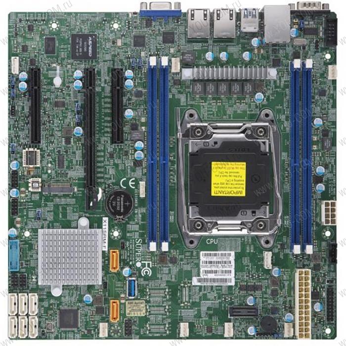 MBD-X11SRM-F-B Single socket, Intel C422, 4xDDR4, 8xSATA3 6G, 1 PCI-E 3.0 x16, 2 PCI-E 3.0 x8, 2xGE i210, microATX