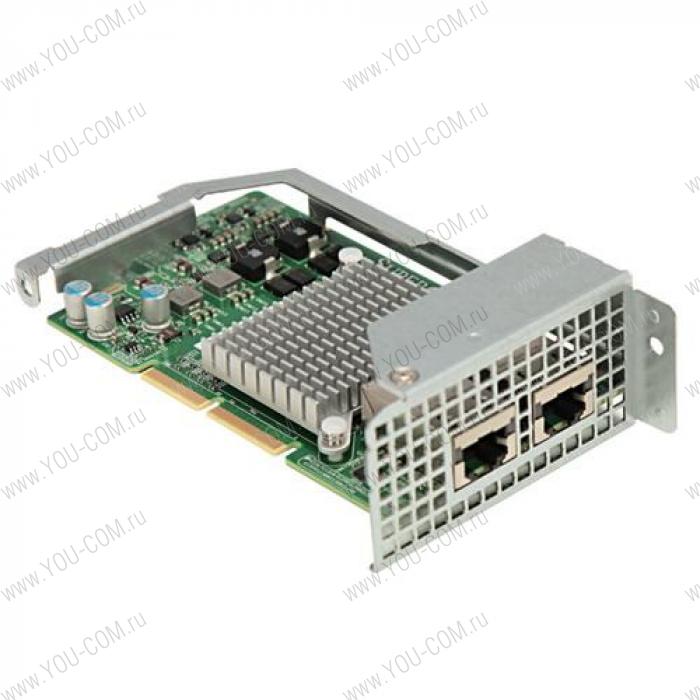 AOC-CTG-I2T  Dual RJ45  2U MicroLP Form Factor  PCI-E x8 2.1  (138302)