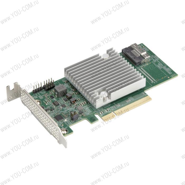 Контроллер Supermicro AOC-S3808L-L8IT-O 8-port/12Gb/s/ 122 SATA/SAS drives/HBA/SlimSASx8