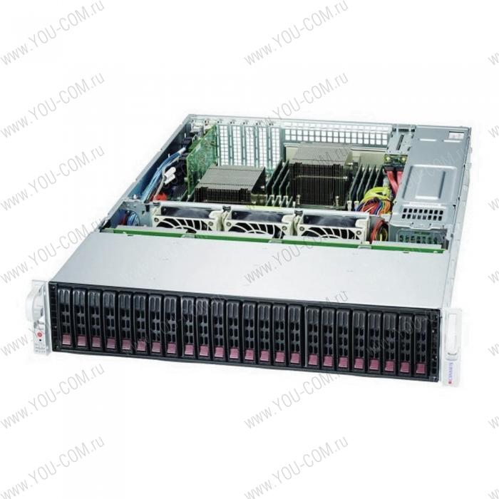 SuperMicro CSE-216BE2C-R920LPB  2U, 24x 2,5" HS SAS/SATA (Dual SAS3 Expander - SFF 8643), 2x920W (80PLUS platinum).