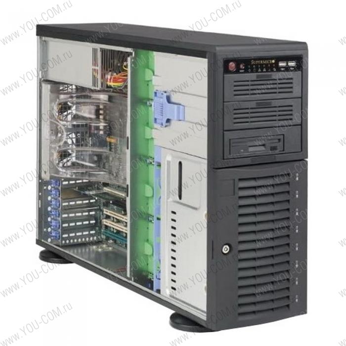 Корпус SuperMicro CSE-743I-665B 4U / Full Tower Chassis Supports max. Motherboard, Sizes ? E-ATX 12" x 13"/ATX/Micro ATX,2x 4-Fixed 3.5" IDE HDD Carriers,Front HDD Door Lock & Side Panel Intrusion Switch,Front I/O Ports: 2x USB 2.0 (063796)