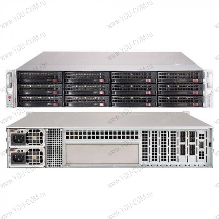 SuperMicro CSE-826BE2C-R741JBOD 2U SC826B 12 Drive JBOD W/Dual Expander, Redundant 740W