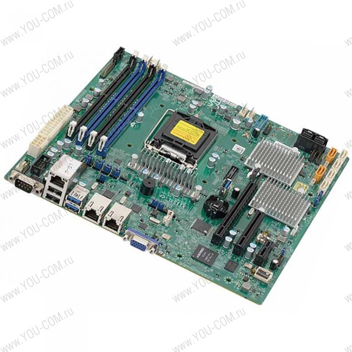 Материнская плата Supermicro MBD-X11SSL-CF  - microATX, LGA1151, iC232, 4xDDR4, 6xSATA, 8xSAS, 2x1GbE, IPMI, VGA