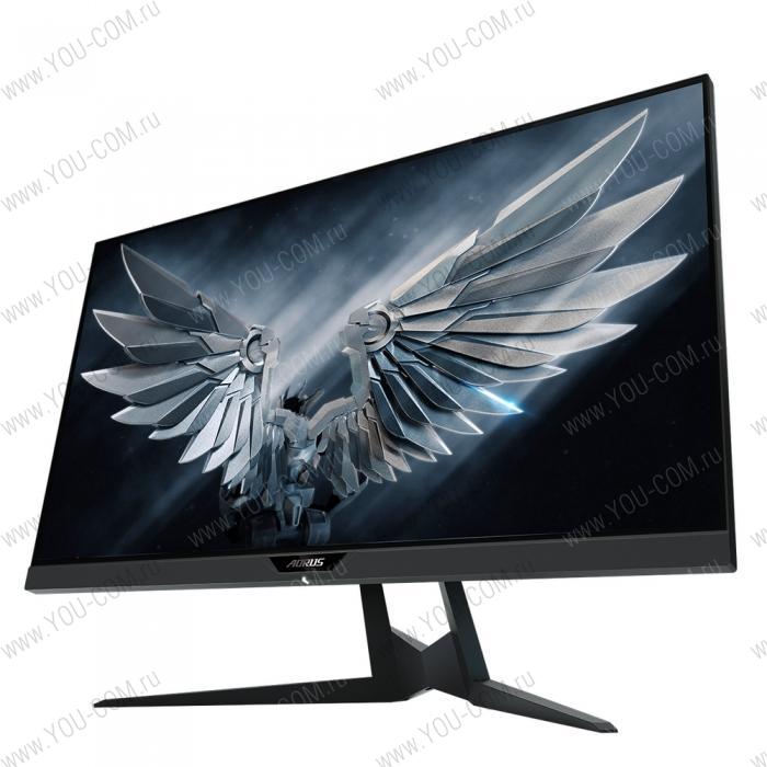 27" Gigabyte AORUS FI27Q-P-EK Gaming monitor Black (IPS, 2560x1440, HDMI+HDMI+DP, 1 ms, 178°/178°, 350 cd/m, 12M:1(1000:1), Pivot, 2xUSB3.0, 165Hz) (20VM0-AFI27QPBA-1EKR)