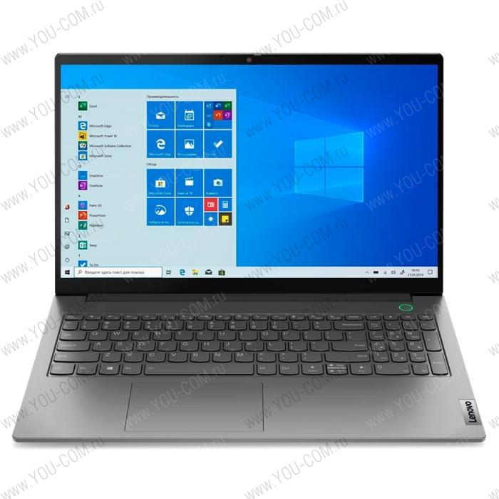 Ноутбук Lenovo ThinkBook 15 G3 ACL 15.6" FHD (1920x1080) AG 300N, Ryzen 5 5500U 2.1G, 2x4GB DDR4 3200, 256GB SSD M.2, Radeon Graphics, WiFi 5, BT, FPR, HD Cam, 3cell 45Wh, Win 10 Pro, 1Y CI, 1.7 kg