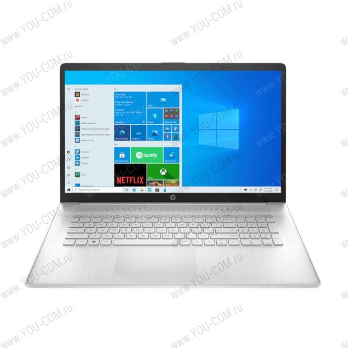 Ноутбук HP 17-cn0113ur Intel Core i5 1135G7/16G/SSD512Gb/17.3"/FHD/IPS/DOS/silver (638G0EA) (962682)