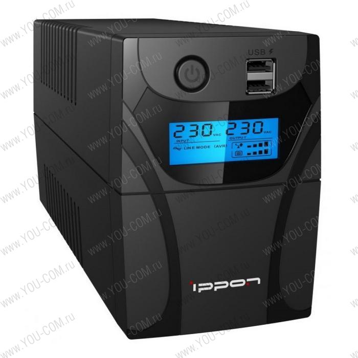 ИБП Ippon Back Power Pro II 700 Line-Interactive 420W/700VA RTL {4} (805021)