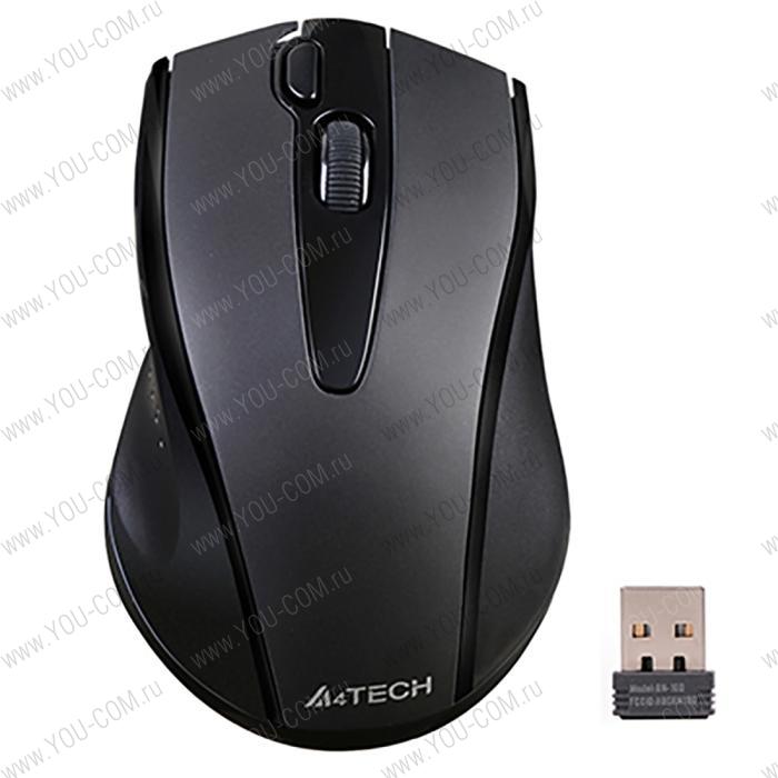 Мышь беспроводная A4Tech V-Track G9-500F, черный , оптическая, 1000dpi, USB, 4 кнопки (859448)