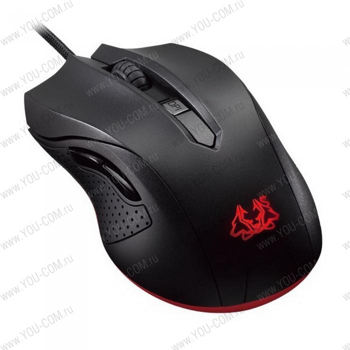 90YH00Q1-BAUA00 CERBERUS MOUSE/BLK/UBO/AS RTL {20}