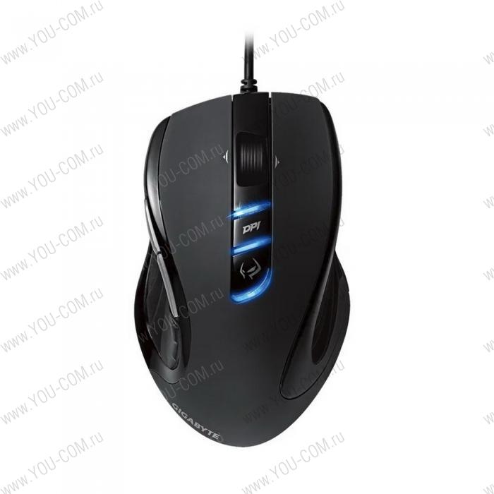 GM-M6980X  GM-M6980X  V11 /USB MICE/LASER/BLK, игровая, проводная (USB, 1.8м), 5600dpi