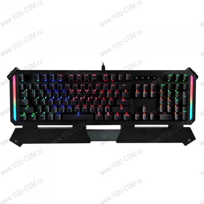 Игровая клавиатура A4Tech Bloody B875N PR , черный, механическая, USB, подсветка клавиш, (948203)