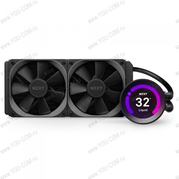 Kraken Z53 2.36" Display [RL-KRZ53-01] 240mm AIO Liquid Cooler, RTL {8} (696468)