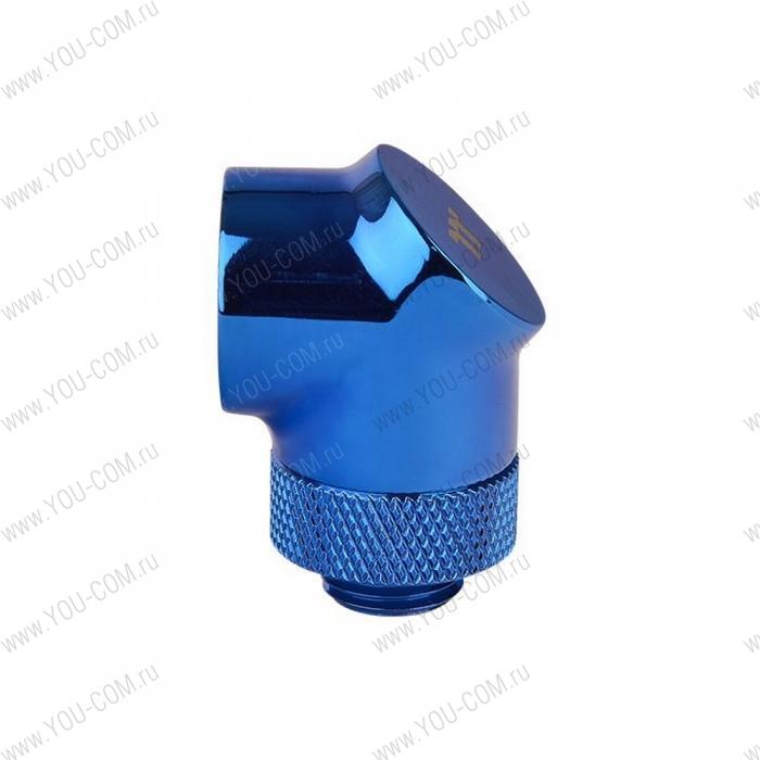 Pacific G1/4 90 Degree Adapter  [CL-W052-CU00BU-A] - Blue/DIY LCS/Fitting/2 Pack