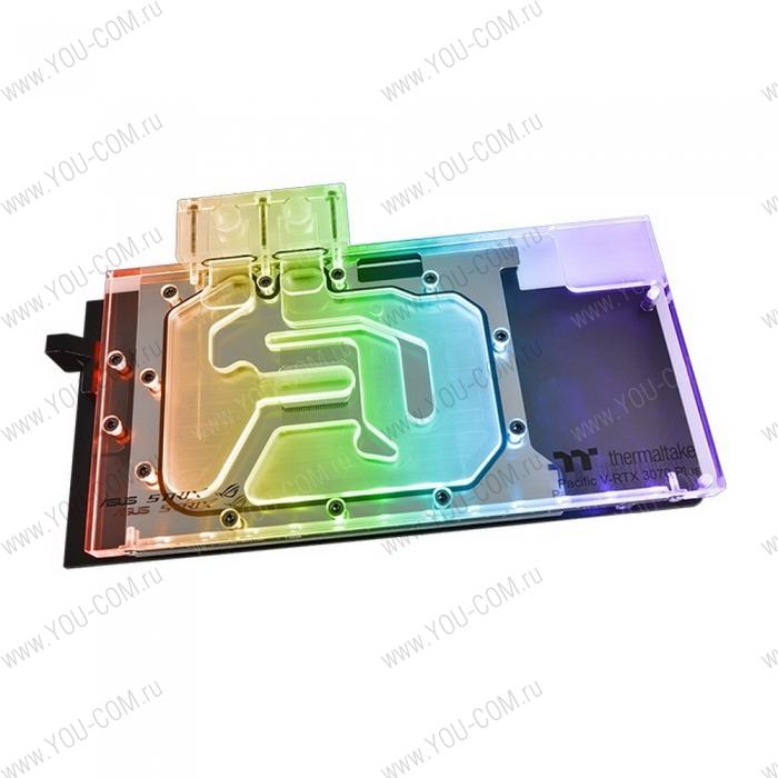 Pacific V-RTX 3070 Plus [CL-W312-CU00SW-A] DIY LCS/VGA Water Block/CU+PMMA/LED Software Control/ASUS STRIX RTX 3070 (527958)