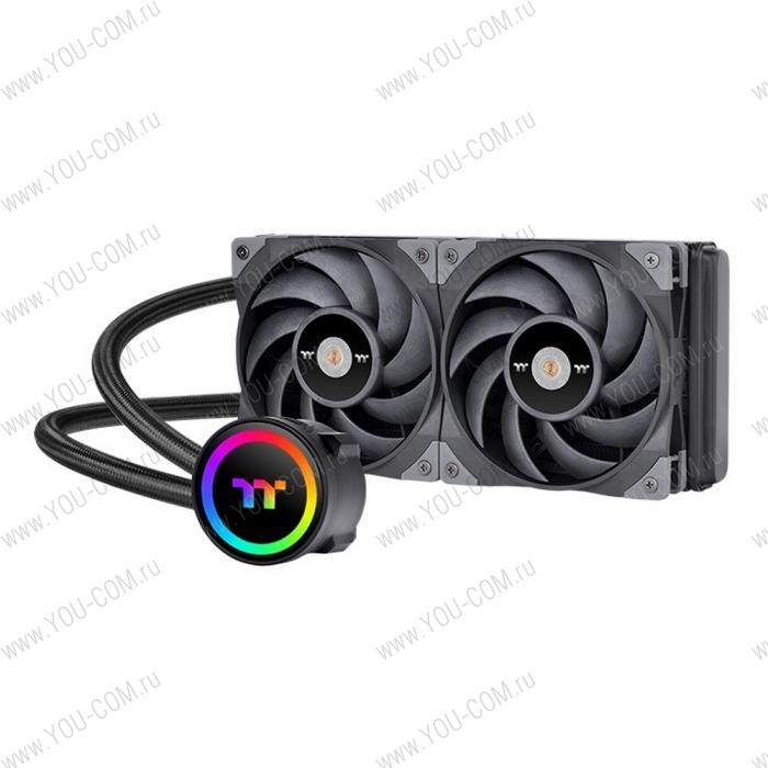 TOUGHLIQUID 240 ARGB Sync [CL-W319-PL12BL-A] All-In-One Liquid Cooling System/Water Block ARGB Sync/Fan 120*2/PWM 500~2000rpm/black (527965)