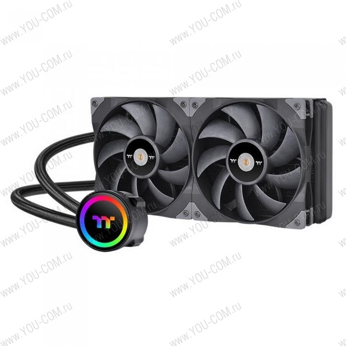 TOUGHLIQUID 280 ARGB Sync [CL-W320-PL14BL-A] All-In-One Liquid Cooling System/Water Block ARGB Sync/Fan 140*2/PWM 500~2000rpm/black (527972)