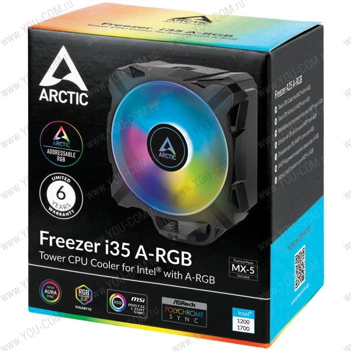 Вентилятор для процессора Arctic Freezer i35 ARGB  Retail (Intel Socket 1200, 115x,1700) ACFRE00104A (703444)