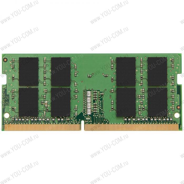 Оперативная память Kingston DDR4 32GB (PC4-21300) 2666MHz DR x8 SO-DIMM, 1 year