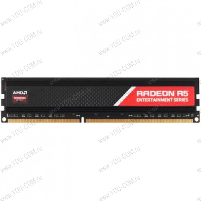 4GB AMD Radeon™ DDR3 1600 DIMM  Entertainment Series,  R534G1601U1S Heat Shield, Black, Retail