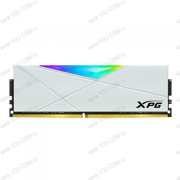 32GB ADATA DDR4 3600 DIMM XPG SPECTRIX D50 RGB White Gaming Memory AX4U3600732G18I-SW50 Non-ECC, CL18, 1.35V, 2048x8, RTL (930606)