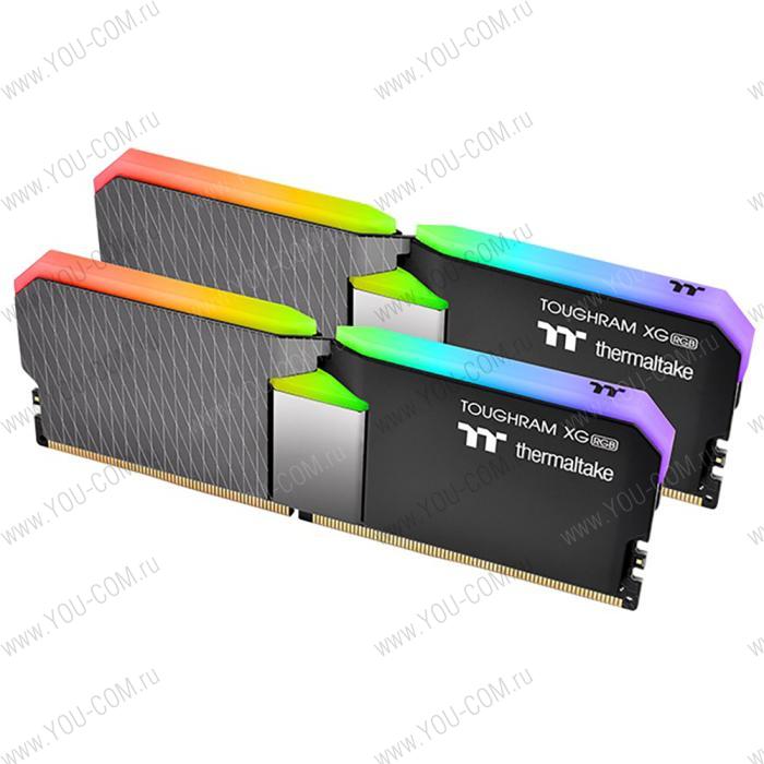 32GB Thermaltake DDR4 3600 DIMM TOUGHRAM XG RGB Black Gaming Memory R016D416GX2-3600C18A Non-ECC, CL18, 1.35V, Heat Shield, XMP 2.0, Kit (2x16GB), RTL (528832)