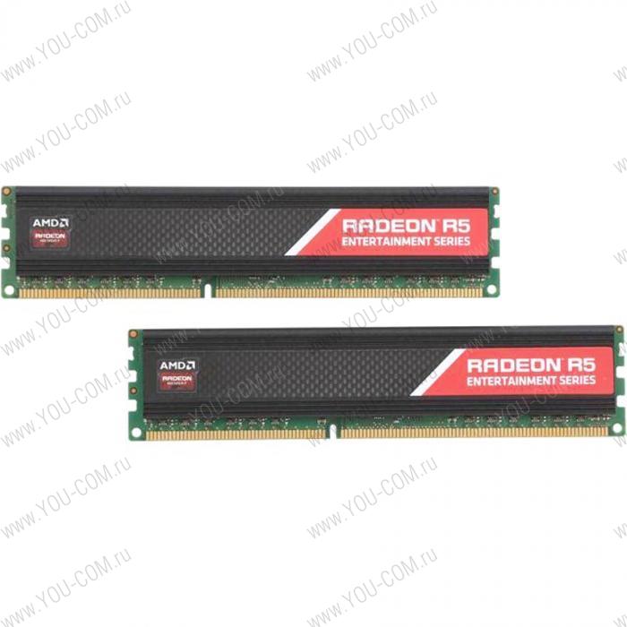 16GB AMD Radeon™ DDR4 2666 DIMM  Performance Series R7416G2606U2K , 1.2V, Non-ECC, CL16, Heat Shield, Kit (2x8GB), Retail